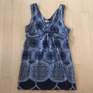 Studio Y Brown and Gray Tank Top Size Medium